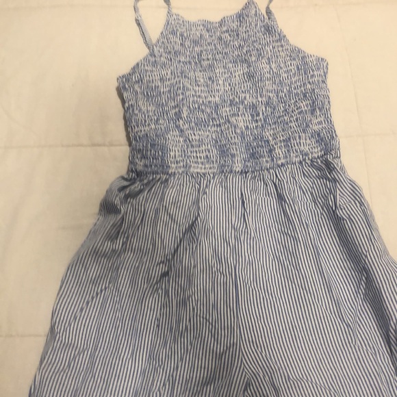 Gorgeous striped blue a white Jumpsuit with Tags - Picture 3 of 5